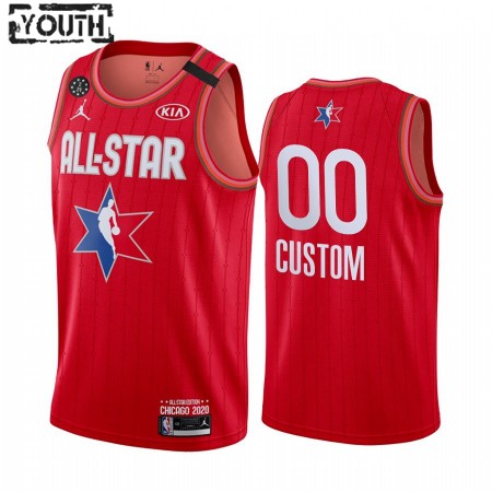 2020 All-Star Custom Jordan Brand Punainen Pelipaidat Swingman - Lasten